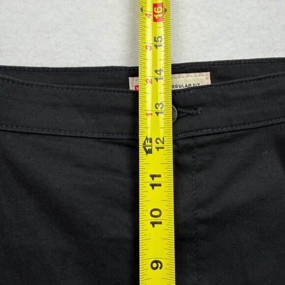 Wrangler Men's Regular Fit Medium Stretch Black Shorts Size 42 Inseam 7" NWT - Picture 10 of 12